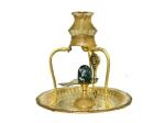 Jag Mohan Yogesh Shivling Om With Brass Jalhari & Brass Tipai Lota And Brass Plate