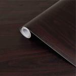 CVANU Wood Grain Vinyl Wallpaper for Old Furniture Door Wardrobe Wallpaper(1x8ft)