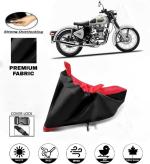 Bykorrzon Red,Black Polyester Full Body Bike Cover for Royal Enfield Classic 350