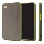 Coverage OPPO A37f Back Cover Smoke Case | Camera Bump Protection Frosted Matte | 360 Degree Shockproof Anti-Drop for Oppo A37 / A37F / A37FW - Guava GREEN