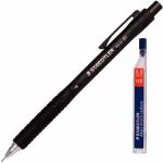 STAEDTLER 925 Series Drafting Mechanical Pencil with Rubber Grip 0.9mm with 1 pack Lead Box