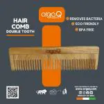 OrgaQ Organicky Natural Neem Wood Hair Comb 1 Pc