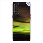 GADGETSWRAP Printed Vinyl Skin Sticker for Oppo Reno 4 Pro - the southern lights in new zealand