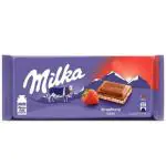 Milka Strawberry Chocolate, 100 Gm - Imported from USA