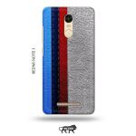 Tweakymod Printed Leather Strips Back Cover For Redmi Note 3