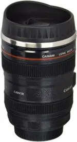 Fulkiza lense mug Plastic Stainless Steel, Plastic Coffee Mug (300 ml)