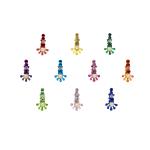 Comet Busters Beautiful Handcrafted Bindis with Multicolor Stones (BIN1930) Pack of 1