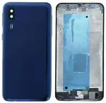 Imbi Samsung Galaxy A2 Core A260 Blue Plastic Replacement Housing Full Body With Middle Frame And Side Key Full Panel