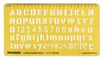 Traceease Alphabet Lettering Stencil,Alphabet templates Drafting Tools