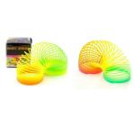 Shivsoft Magic Spring Rainbow Bouncy Expandable Slinky Toys (Pack Of- 2) Multicolor, Kid