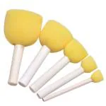 Qatalitic Sponge Dabber (Set Of 5), Yellow Multicolor Paint Sponges