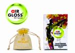 Air Gloss Car Perfume Orange Vanilla Hanging Jute Bag with 2 Perfume Cakes | Air freshener Natural and Organic with Eco Friendly | Car, Home, Office Air Freshener