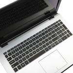 Saco Black and Clear Keyboard Skin For Dell Inspiron 15 5000 (CKSCDE373BC-02)