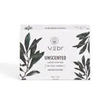 Vedi Unscented Castile Soap Bar | Hemp Based | 100% Natural | 100% Vegan | SLS & Paraben Free, 100g