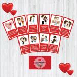 Festiko Romantic Love Notes Greeting Cards Collogue (Pack of 10)