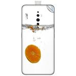 GADGETSWRAP Printed Vinyl Skin Sticker for Oppo Reno 2Z - orange slice in water