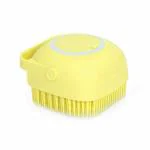 DeoDap Silicone Massage Bath Body Brush Soft Bristle With Shampoo Dispenser
