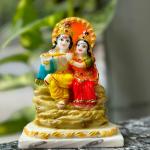 INTEXTURE GALLERY 99 Radha Krishna Idol Statue Showpiece |3.5(L)x2(B)x4.5|Decorative Items for Home Decor Living Room Pooja Decoration Birthday Wedding Gifts for Family and Friends.