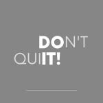 Kagaz Kala Motivational Wall Frame || Inspirational Quotes Frame || Life Quotes || 8x8 Square Framed Poster (Dont Quit)