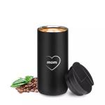 Giftana Mom Coffee Tumbler 350ml, Coffee Tumbler for Women, Coffee Mugs for Mom, Insulated Tumbler for Mom Travel Mug for Mom, Mothers Day Gifts for Mom Birthday Gift, Womens Day Gift for Maa - Black