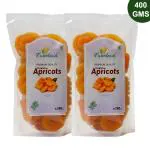 Farmbean Turkish Apricots 400Gms | Edible Raw Apricot Dry Fruits | Healthy Morning Snack | Gluten Free | Boost Immunity & Good For Active Lifestyle - 400 g pack