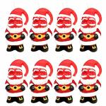 SITARA CRAFTS Santa Claus Candle 8.89 x 15.24 cm (Pack of 8)