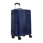 Safari Ryder TSA Lock 8 Wheels 79 Cms Large Check-in Trolley Bag Hard Case Polycarbonate 360 Degree Wheeling System Luggage, Trolley Bags for Travel, Suitcase for Travel, Midnight Blue