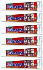 Sona Healthcare Sukoon Instant Pain Relief Gel (20g)(Pack of 6) Gel (6 x 3.33 g)