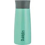 Dubblin Olive Premium Stainless Steel Double Wall Vacuum Insulated BPA Free Water Bottle, Sports Thermos Flask Keeps Hot 6 Hours, Cold 12 Hours (Green,370 ML)