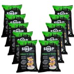 SWAP Popped Potato Chips I Healthy Snacks I No Artificial Additives l Cream and Onion l 60% Less Fat l Not Baked, Not Fried l No Cholesterol l Pack of 10 ( 25gm x 10 ).