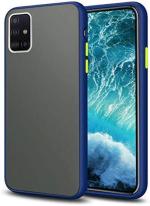 TRIFTY Black Polycarbonate Translucent Smoke Case Cover for Realme 7 Pro