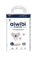 aiwibi Dry Pants size (large ) Baby Diaper Pants 48 count, with Bubble Bed Technology for comfort