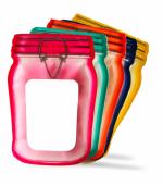 Daily So 1 kg Grams Plastic Transparent Bottle Shape Pouches Pack of 10 Pcs Available in Multicolor