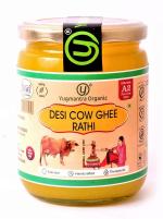 Yugmantra Organic Foods 100 Percent Pure Natural Desi Rathi Cow Ghee 500 ml