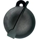 Jayam Traditional Iron CONCAVE DOSA / CHAPATI TAWA / DOSA KALLU 1.5Kg with DOSA Turner - 11