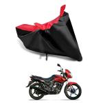 AASHTIK MART New TVS Flame DS 125 Universal Motorcycle Bike/Scooty Two Wheeler Safety Full Body Cover TVS Flame DS 125 Red Black Colour KK-496