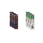 V. Jai Agarbatti, Luxury And Bansuri Incense Sticks Low Smoke Fragrance For Aromatherapy, Energy Cleansing, Room Freshener, Meditation, Yoga, Pooja (Pack Of 6 X 38 Sticks)