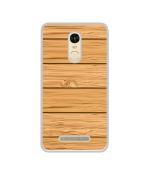 Casotec Wooden Texture Pattern Design Printed Silicon Soft TPU Back Case Cover for Mi Redmi Note 3