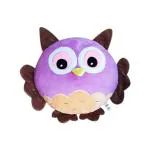 Webby Plush Cute Owl Shape Cushion, Nap Pillow Soft Toys for Kids (40cm x 40cm)