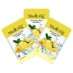 Masking Beauty Facial Sheet Mask Vitamin- C, 20ml Each (Pack of 3)