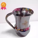 SHINI LIFESTYLE STAINLESS STEEL JUG FLORAL PRINT JUICE JUG, WATER JUG