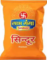 LABH GANGA Orange Sindoor Powder and Tilak - 100% Chemical-Free, Traditional Hindu Vermilion for Pujas and Religious Ceremonies - 500gm
