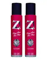 Z. Magnetism for Men Deo 120 ml Perfume Body Spray (NO GAS) - Pack of 2