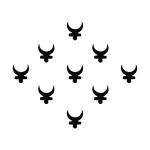 Comet Busters Black Traditional Bindi For Women