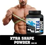 Inlazer Xtra Shape Weight Gain Powder | Body Building Gym Supplement Whey Protein Powder Weight Gainers/Mass Gainers (200 g, No Flavour)