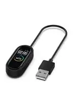 Ali Creation USB Charging Cable Adapter Dock Cradle With Xiaomi Mi Band 4 (Black)