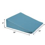 UrbanBed High Resilience Foam Base & Memory Foam Comfort Layer Large Size Orthopaedic Wedge Pillow with Removable Cover, 1 Unit (Teal) 28 x 24 x 8 Inches. Best For Sleeping, Back & Neck Pain Relief, Pregnancy, Anti Snoring, Acid Reflux (pack of 1)