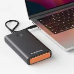 Ambrane 100W Fast Charging 25000 mAh Powerbank for MacBook, Type C Laptop & Mobile Charging