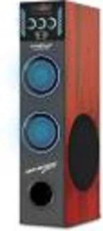 KRISONS Venus Multimedia Floor Standing LED Display with USB, AUX, FM Radio Connectivity 90 W Bluetooth Tower Speaker