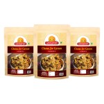 GHOTARAM GFP Chana Zor Garam Chana Jor Garam Chana Chor Garam Namkeen Rajasthani Chanachur/Namkeen/Roasted Chickpeas Farsan||Contains No MSG, Zero Cholesterol, Trans Fat & Sugar-250*3Pack